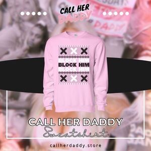 Barstool Sports Call Her Daddy pink sweatshirt